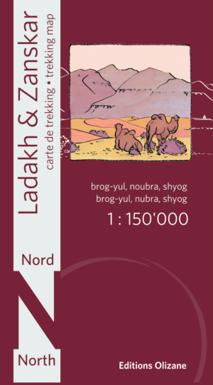 Carte Ladakh-Zanskar - Nord